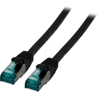 EFB-Elektronik EFB Patchkabel Cat6A S/FTP LSZH, schwarz 3 m