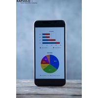 Kapsolo Displayschutzglas vollflächiges Displayschutz mit abgerundete Kanten, Temperglas, 3D