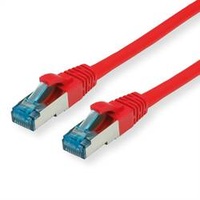 Value Patchkabel Cat.6A (Class EA) S/FTP (PiMF), LSOH, rot,