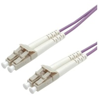 Roline / secomp Roline LWL-Kabel 50/125μm OM4, LC/LC, violett,