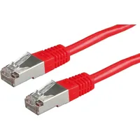 Value Patchkabel Cat.6 S/FTP (PiMF), rot, 0,5 m