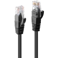 Lindy 48076 0.5m Cat.6 U/UTP Netzwerkkabel, Schwarz