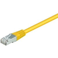 Goobay CAT 5e Patchkabel, SF/UTP, Gelb)