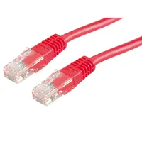 Roline Patchkabel Kat.5e (Class D) UTP, rot, 0,5 m