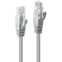 Lindy Netzwerkkabel, Patchkabel CAT 6 U/UTP 0.50 m Grau