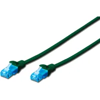 Digitus Patchkabel, Cat5e, U/UTP RJ-45/RJ-45, 0.5m, grün (DK-1512-005/G)