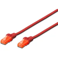 Digitus DK-1617-010/R RJ45 Netzwerkkabel, Patchkabel CAT 6 U/UTP 1.00