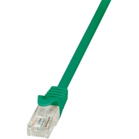 Logilink EconLine Patchkabel Cat6, U/UTP RJ-45/RJ-45, 1m, grün CP2035U