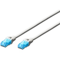 Digitus DK-1512-050/WH RJ45 Netzwerkkabel, Patchkabel Cat 5e U/UTP 5.00