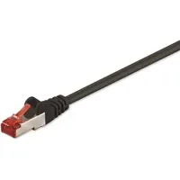 Goobay CAT 6 S/FTP (PiMF), 0,15m, schwarz