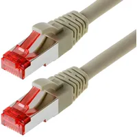 Helos Patchkabel S/FTP Cat 6 grau 0,5m