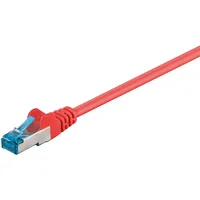 Goobay CAT 6A Patchkabel, S/FTP (PiMF), Rot