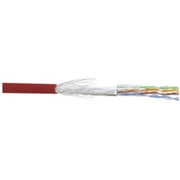 InLine InLine® Patchkabel Cat.5e, rot, SF/UTP, AWG26, PVC, 100m