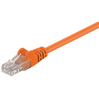 Goobay CAT 5e Patchkabel, U/UTP, orange,