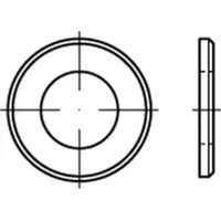 Industrial Quality Supplies ISO 7090 Flache Scheibe Stahl 1.4571