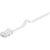Goobay CAT 6 Flach-Patchkabel, U/UTP, Weiß