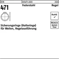 Industrial Quality Supplies DIN 471 Federstahl 6 x 0,7