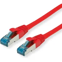 Value Patchkabel Cat.6A (Class EA) S/FTP (PiMF), LSOH, rot,