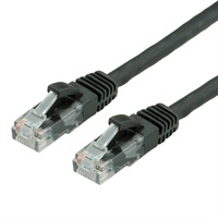 Value UTP-Patchkabel Kat.6, LSOH, schwarz, 7m