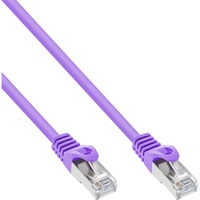 InLine Patchkabel, Cat5e, SF/UTP, RJ-45/RJ-45, 0.3m, violett (72533P)