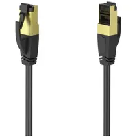 Hama Netzwerkkabel CAT-8 40 Gbit/s S/FTP Geschirmt Schwarz 1,5