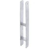 GAH Alberts H-Pfostenanker Feuerverzinkt 600 mm x 71 mm