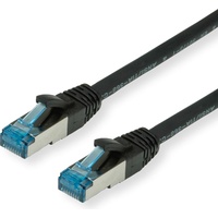 Value Patchkabel Kat.6A (Class EA) S/FTP (PiMF), LSOH, schwarz,