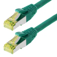 Helos Patchkabel S/FTP Cat 6a grün 2,0m