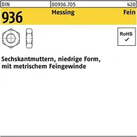 Industrial Quality Supplies Sechskantmutter DIN 936 M 24 x
