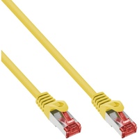 InLine Patchkabel, S/FTP (PiMf), Cat.6, 250MHz, PVC, CCA, gelb,