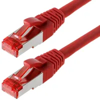 Helos Patchkabel S/FTP Cat 6 rot 1,0m