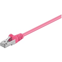 Goobay CAT 5e Patchkabel, SF/UTP, Magenta,