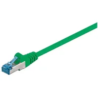 Goobay CAT 6A Patchkabel, S/FTP (PiMF), Grün