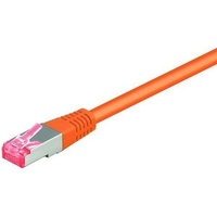 Goobay CAT 6 Patchkabel, S/FTP (PiMF), Orange, 2 m