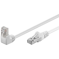 Goobay 94177 CAT.5e F/UTP Patch-Kabel 90° gewinkelt, gerade /