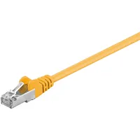 Goobay CAT 5e Patchkabel, F/UTP, Gelb 10 m