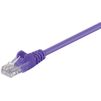 Goobay CAT 5e Patchkabel, U/UTP, violett,