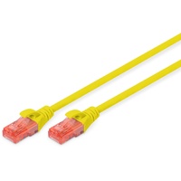 Digitus Patchkabel, Cat6, U/UTP, RJ-45/RJ-45, 0.25m, gelb (DK-1617-0025/Y)
