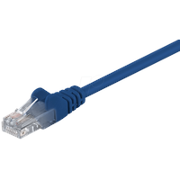 Goobay CAT 5e Patchkabel, U/UTP, blau,
