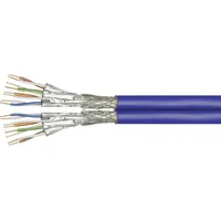 Goobay Netzwerkkabel CAT 7a S/FTP PiMF blau 500 m