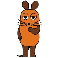 Die Maus Wandtattoo »Die Maus«, selbstklebend
