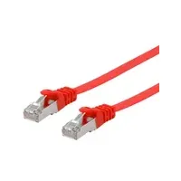 Equip Cat.6A U/FTP Flat Patchkabel, 10m, Rot, 10 m,