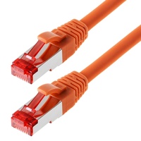 Helos Patchkabel S/FTP Cat 6 orange 1,0m