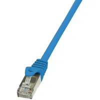 Logilink CP1036S RJ45 Netzwerkkabel, Patchkabel CAT 5e F/UTP Blau