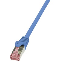 Logilink Netzwerkkabel, Patchkabel CAT 6 S/FTP 10.00 m Blau