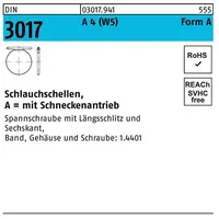 Hörger & Geßler Schlauchschelle DIN 3017 W5 16-27/9 C7