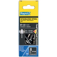 Rapid Blindniete (Nietdurchmesser: 4,8 mm, Nietlänge: 18 mm, 50