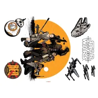 KOMAR Deko-Sticker Star Wars Resistance 50 cm x 70