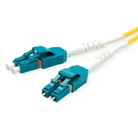 Roline LWL-Kabel Duplex, Single Mode 9/125μm OS2, LC/LC, gelb,