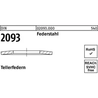 Industrial Quality Supplies DIN 2093 Tellerfeder Stahl 70x35,5x3,5mm